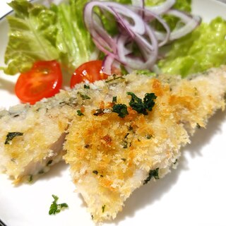 ストウブDe〜真鱈のチーズパン粉焼き
